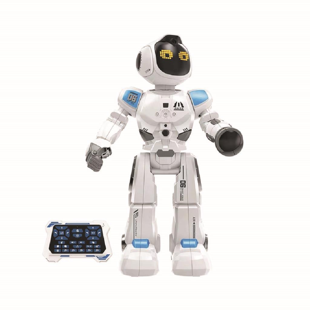 روبوت ذكي تفاعلي مع جهاز تحكم وشاشة LED